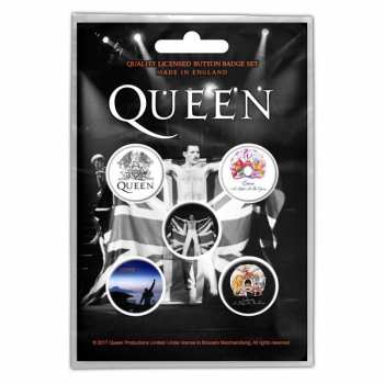 Merch Queen: Kitűző készlet Freddie 