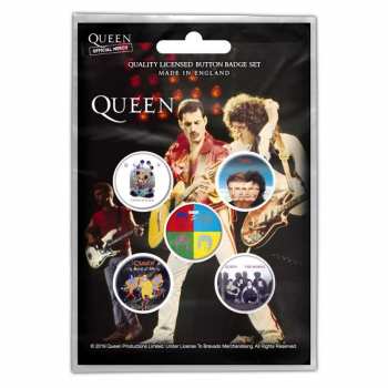 Merch Queen: Kitűző készlet Later Albums 