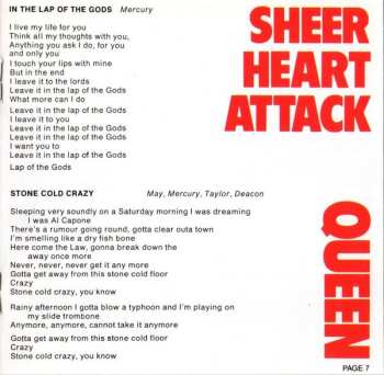 CD Queen: Sheer Heart Attack