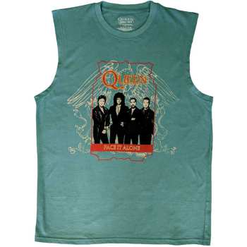 Merch Queen: Tank Póló Face It Alone