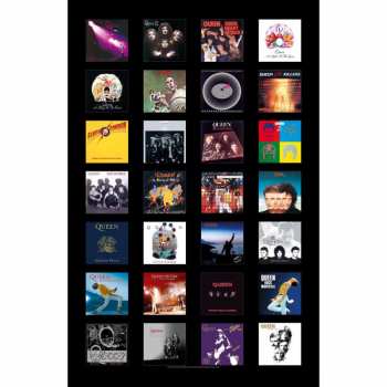 Merch Queen: Textil poszter Albums