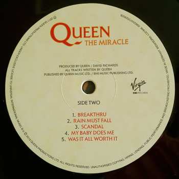 LP Queen: The Miracle LTD