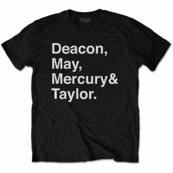 Merch Queen: Póló Helvetica Band 