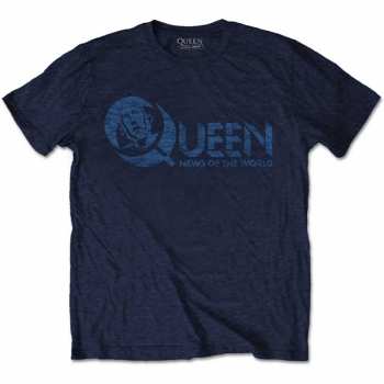 Merch Queen: Póló News Of The World 40th Vintage Logo Queen 