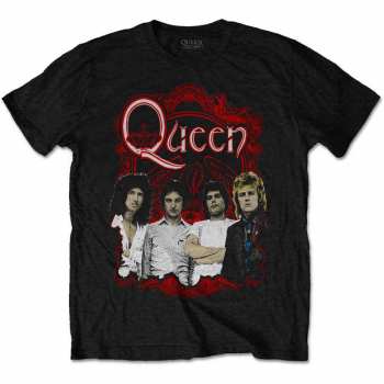 Merch Queen: Póló Ornate Crest Photo