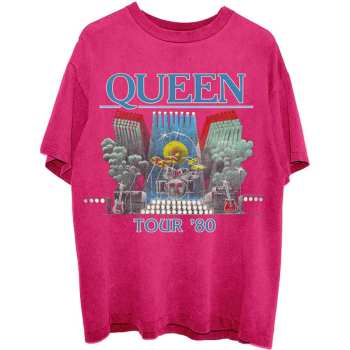 Merch Queen: Queen Unisex T-shirt: Tour '80 (medium) M
