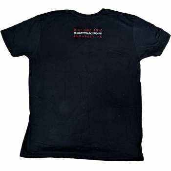 Merch Queens Of The Stone Age: Queens Of The Stone Age Unisex T-shirt: Budapest 2018 (back Print) (small) S