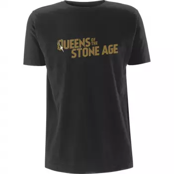 Póló Text Logo Queens Of The Stone Age (metallic)