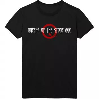 Póló Text Logo Queens Of The Stone Age 