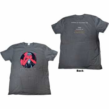 Merch Queens Of The Stone Age: Queens Of The Stone Age Unisex T-shirt: Villains R&l 2017 (back Print) (small) S