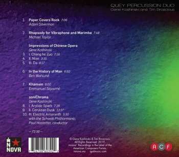CD Quey Percussion Duo: Sonichroma