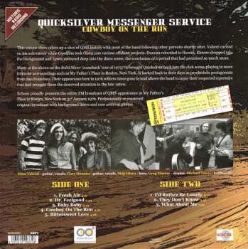 LP Quicksilver Messenger Service: Cowboy On The Run (Live In New York)