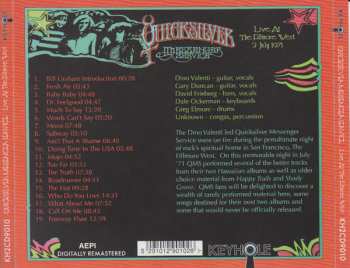 2CD Quicksilver Messenger Service: Live At The Fillmore West 3 July 1971