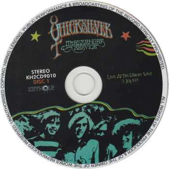 2CD Quicksilver Messenger Service: Live At The Fillmore West 3 July 1971