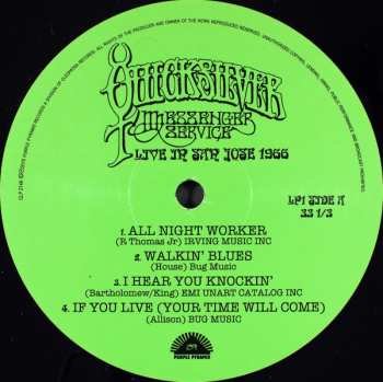 2LP Quicksilver Messenger Service: Live In San Jose 1966
