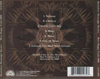 CD Quicksilver Messenger Service: More Happy Trails 1969