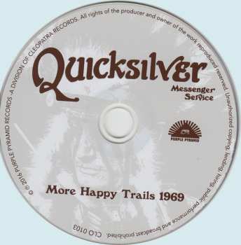 CD Quicksilver Messenger Service: More Happy Trails 1969