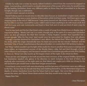 CD Quicksilver Messenger Service: More Happy Trails 1969