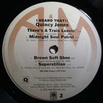 CD Quincy Jones: I Heard That!!