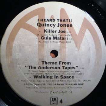 CD Quincy Jones: I Heard That!!