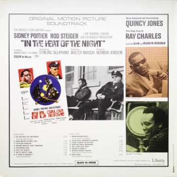 LP Quincy Jones: En El Calor De La Noche - In The Heat Of The Night (Original Motion Picture Soundtrack)