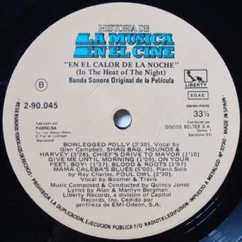 LP Quincy Jones: En El Calor De La Noche - In The Heat Of The Night (Original Motion Picture Soundtrack)