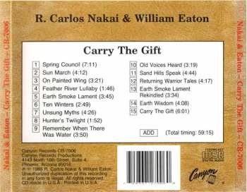 CD R. Carlos Nakai & William Eaton: Carry The Gift