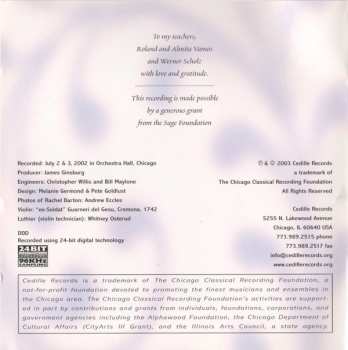 2CD Johannes Brahms: Violin Concertos