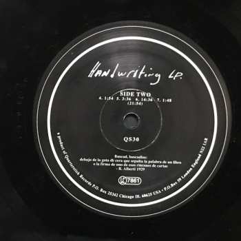 LP Rachel's: Handwriting LP