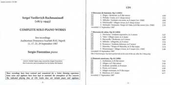 6CD/Dobozkészlet Sergei Vasilyevich Rachmaninoff: Complete Solo Piano Works (Live)