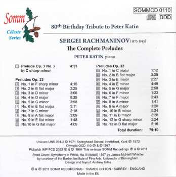 CD Sergei Vasilyevich Rachmaninoff: The Complete Preludes