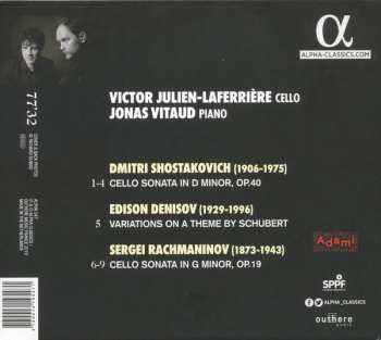 CD Sergei Vasilyevich Rachmaninoff: Cello Sonatas