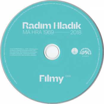 4CD/Dobozkészlet Radim Hladík: Má Hra 1969-2018