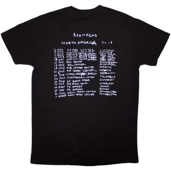 Merch Radiohead: Radiohead Unisex Organic T-shirt: Bearhead Crest (black) (back Print) (small) S