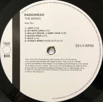 LP Radiohead: The Bends