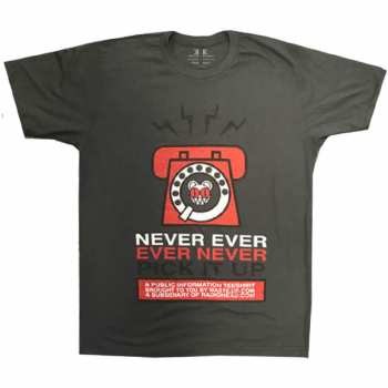 Merch Radiohead: Póló Never Pick It Up 