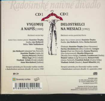 2CD Radošinské Naivné Divadlo: Vygumuj A Napíš / Delostrelci Na Mesiaci - To Najlepšie (1969 - 1995)