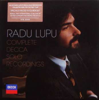 10CD/Dobozkészlet Radu Lupu: Complete Decca Solo Recordings