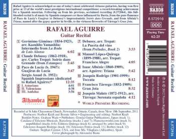 CD Rafael Aguirre: Guitar Recital