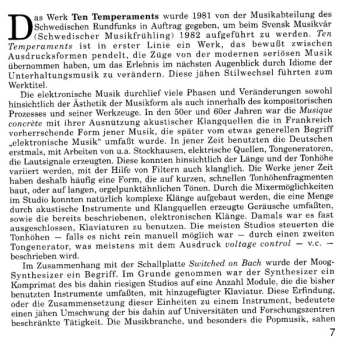 CD Ragnar Grippe: Ten Temperaments / Situation 1 / Ur Undrens Tid