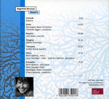 CD Ragnhild Berstad: Respiro