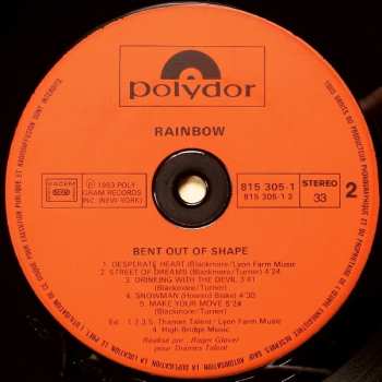 LP Rainbow: Bent Out Of Shape