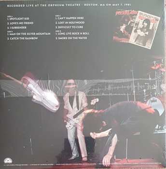 2LP Rainbow: Boston 1981 CLR | LTD