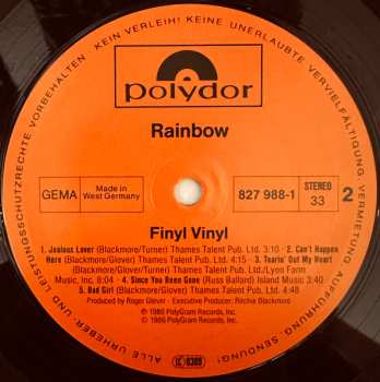 2LP Rainbow: Finyl Vinyl