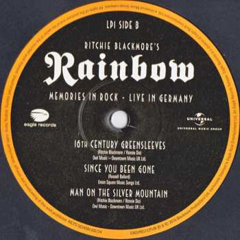 3LP Rainbow: Memories In Rock - Live In Germany