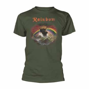 Merch Rainbow: Póló Rising Distressed (military Green)