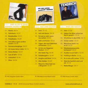 3CD/Dobozkészlet Rainhard Fendrich: Austro Klassiker Hoch 3