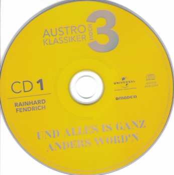 3CD/Dobozkészlet Rainhard Fendrich: Austro Klassiker Hoch 3