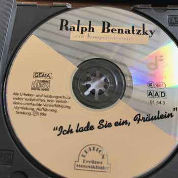 CD Ralph Benatzky: Ein Komponistenportrait - Ich Lade Sie Ein, Fräulein