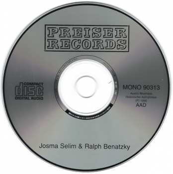 CD Ralph Benatzky: Ralph Benatzky & Josma Selim
